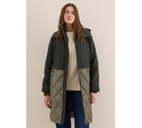 Steppmantel CECIL, Damen, Gr. XL (44), grün (olive wood), Stoff, Obermaterial: 100% Polyester; Futter: 100% Polyester; Füllung: 100% Polyester, unifarben, normal hüftbedeckend, ohne Ausschnitt, Bündch