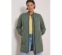 Steppmantel CECIL, Damen, Gr. XL (44), grün (shadow khaki), Stoff, Oberstoff: 100% Polyester. Füllung: 100% Polyester. Futter: 100% Polyester, unifarben, normal ca. Mitte Oberschenkel, hoch geschlosse
