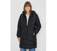 Steppmantel CECIL, Damen, Gr. XL (44), schwarz, Stoff, Obermaterial: 100% Polyester. Futter: 100% Polyester. Füllung: 100% Polyester, unifarben, normal ca. Mitte Oberschenkel, ohne Ausschnitt, elastis