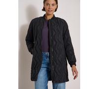 Steppmantel CECIL, Damen, Gr. XL (44), schwarz, Stoff, Oberstoff: 100% Polyester. Füllung: 100% Polyester. Futter: 100% Polyester, unifarben, normal ca. Mitte Oberschenkel, hoch geschlossener Ausschni