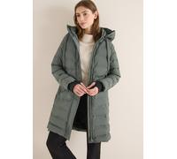 Steppmantel CECIL, Damen, Gr. XXL (46), pastel olive, Steppware, Obermaterial: 100% Polyester. Futter: 100% Polyester. Wattierung: 100% Polyester, unifarben, regular fit knielang, ohne Ausschnitt, Bün