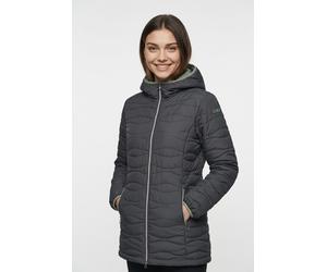 Steppmantel CMP "WOMAN PARKA FIX HOOD", Damen, Gr. 50, grau (jungle), Obermaterial: 100% Polyester. Futter: 100% Polyester. Wattierung: 100% Polyester, Mäntel Steppmantel, mit Kapuze, aus Polyester (5