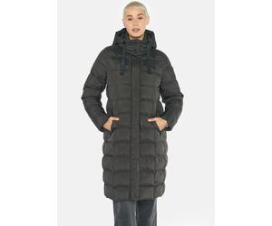 Steppmantel FUCHS SCHMITT, Damen, Gr. 38, schwarz, Web, Obermaterial: 100% Polyester, clean, unifarben, regular fit, Mäntel Steppmantel, mit abnehmbarer Kapuze (50715231-38)
