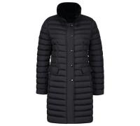 Steppmantel FUCHS SCHMITT, Damen, Gr. 46, schwarz, Web, Obermaterial: 100% Polyester, unifarben, regular fit ca. Mitte Knie, hoch geschlossener Ausschnitt, abgerundeter Saum, Mäntel Steppmantel, mit P