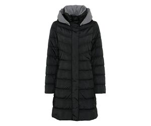 Steppmantel FUCHS SCHMITT "Steppkurzmantel", Damen, Gr. 40, schwarz, Web, Obermaterial: 100% Polyester, clean, unifarben, regular fit lang, Rundhals, eingesetzt gerader Abschluss, Mäntel Steppmantel, 