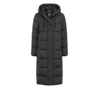 Steppmantel FUCHS SCHMITT "Steppmantel", Damen, Gr. 46, schwarz, Web, Obermaterial: 100% Polyester, unifarben, regular fit lang, Rundhals, eingesetzt gerader Abschluss, Mäntel Steppmantel, mit Kapuze