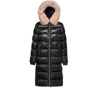 Steppmantel GEOX "BACKSIE", Damen, Gr. 42, schwarz, Web, Obermaterial: 100% Polyester. Futter: 100% Polyamid. Wattierung: 100% Polyester, unifarben, Basic, Basic ca. Mitte Oberschenkel, eingesetzt mit