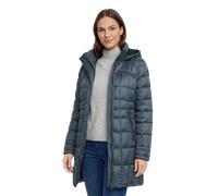 Steppmantel GIL BRET, Damen, Gr. 38, blau (real teal), Steppware, Obermaterial: 100% Polyamid, unifarben, körpernah kniefrei, Rundhals, abgesteppte Kante, Mäntel Steppmantel, Winterjacke mit abnehmbar