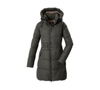 Steppmantel "GW 12 WMN QLTD PRK", Damen, Gr. 36, grau (moosgrün), Obermaterial: 100% Polyester.Futter: 100% Polyester.Futter 2: 100% Polyester.Füllung: 100% Polyester, G.I.G.A. DX BY KILLTEC, Mäntel S
