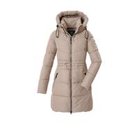Steppmantel "GW 12 WMN QLTD PRK", Damen, Gr. 48, beige (hellbeige), Obermaterial: 100% Polyester.Futter: 100% Polyester.Futter 2: 100% Polyester.Füllung: 100% Polyester, G.I.G.A. DX BY KILLTEC, Mäntel