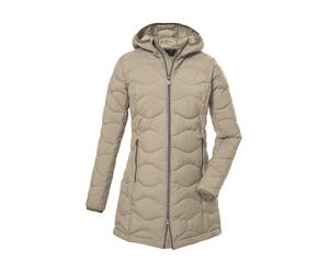 Steppmantel "GW 20 WMN QLTD PRK", Damen, Gr. 40, beige (hellbeige), Obermaterial: 100% Polyester;Futter: 100% Polyester;Füllung: 100% Polyester, G.I.G.A. DX BY KILLTEC, Mäntel Steppmantel, Damen Stepp