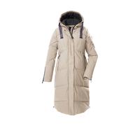 Steppmantel "GW 41 WMN QLTD CT", Damen, Gr. 46, beige (hellbeige), Oberstoff: 100% Polyester, Futter: 100% Polyester (recycelt), Wattierung: 100% Polyester, G.I.G.A. DX BY KILLTEC, sportlich, Mäntel,