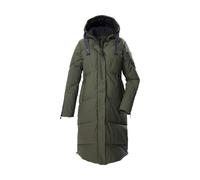 Steppmantel "GW 41 WMN QLTD CT", Damen, Gr. 46, grün (olivgrün), Oberstoff: 100% Polyester, Futter: 100% Polyester (recycelt), Wattierung: 100% Polyester, G.I.G.A. DX BY KILLTEC, sportlich, Mäntel, Wa