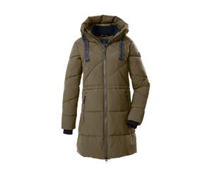 Steppmantel "GW 56 WMN QLTD PRK", Damen, Gr. 40, braun (schlamm), Obermaterial: 100% Polyester.Futter: 100% Polyester.Füllung: 100% Polyester, G.I.G.A. DX BY KILLTEC, Mäntel Steppmantel, Wasserabweise