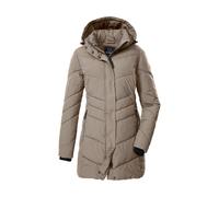 Steppmantel "GW 60 WMN QLTD PRK", Damen, Gr. 38, beige (sand), Obermaterial: 100% Polyester;Futter: 100% Polyester;Füllung: 100% Polyester, G.I.G.A. DX BY KILLTEC, Mäntel Steppmantel, Schmaler, wasser