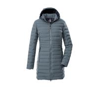 Steppmantel "GW 77 WMN QLTD PRK", Damen, Gr. 36, blau (graublau), Obermaterial: 100% Polyester;Futter: 100% Polyester;Füllung: 100% Polyester, G.I.G.A. DX BY KILLTEC, Mäntel Steppmantel, Damen Funktio