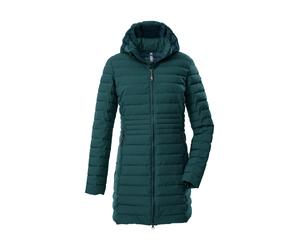 Steppmantel "GW 77 WMN QLTD PRK", Damen, Gr. 36, grün (dunkelpetrol), Obermaterial: 100% Polyester.Futter: 100% Polyester.Füllung: 100% Polyester, G.I.G.A. DX BY KILLTEC, Mäntel Steppmantel, Damen Fun
