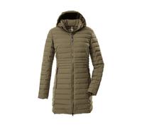 G.I.G.A. DX Damen Steppparka/Funktionsparka in Daunenoptik mit abzippbarer Kapuze GW 77 WMN QLTD PRK_Bacarya, schlamm, 38, 43685-000