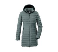 Steppmantel "GW 77 WMN QLTD PRK", Damen, Gr. 44, jade, Obermaterial: 100% Polyester;Futter: 100% Polyester;Füllung: 100% Polyester, G.I.G.A. DX BY KILLTEC, Mäntel Steppmantel, Damen Funktionsparka: wa