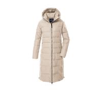 Steppmantel "GW 88 WMN QLTD CT", Damen, Gr. 42, beige (hellbeige), Oberstoff: 100% Polyester, Futter: 100% Polyester (recycelt), Wattierung: 100% Polyester, G.I.G.A. DX BY KILLTEC, sportlich, Mäntel, 