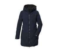 Steppmantel "GW 89 WMN QLTD PRK", Damen, Gr. 40, blau (navy), Obermaterial: 100% Polyester;Futter: 100% Polyester;Füllung: 100% Polyester, G.I.G.A. DX BY KILLTEC, Mäntel Steppmantel, Wasserabweisender