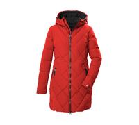 Steppmantel "GW 89 WMN QLTD PRK", Damen, Gr. 42, rot, Obermaterial: 100% Polyester;Futter: 100% Polyester;Füllung: 100% Polyester, G.I.G.A. DX BY KILLTEC, Mäntel Steppmantel, Wasserabweisender Stepppa