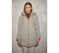 Steppmantel HAILY’S "LS P JK Va44lea", Damen, Gr. XXL, greige, Steppware, Obermaterial: 100% Polyurethan, unifarben, Po-bedeckend, V-Ausschnitt, Mäntel Steppmantel (28049123-XXL) greige