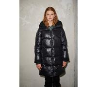 Steppmantel HAILY’S "LS PA JK Na44ila", Damen, Gr. M, schwarz, Web, Obermaterial: 100% Polyamid, unifarben, Rippbündchen, Mäntel Steppmantel, im Glanz-Look (90688024-M) schwarz