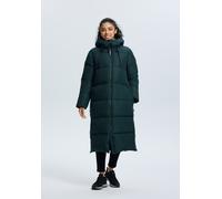 Steppmantel ICEPEAK "ADDIA", Damen, Gr. 46, dunkelgrün, Obermaterial: 100% Polyester, Mäntel Steppmantel, wasserdicht mit 10000 mm Wassersäule, winddicht, sportlicher Stil (73330009-46) dunkelgrün