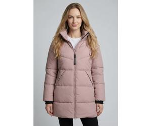 Steppmantel ICEPEAK "ICEPEAK ADAIRE", Damen, Gr. 40, rosa (lavender), Obermaterial: 100% Polyester, Mäntel Steppmantel, winddicht, wasserabweisend, in Daunenoptik, wärmeisolierend (90340319-40) lavend