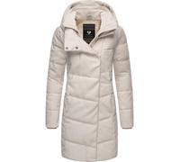 Wintermantel RAGWEAR "Pavla Coat" Gr. 6XL (52), beige (ecru) Damen Mäntel (57228012-6XL) ecru