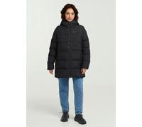 Daunenjacke JACK WOLFSKIN "FROZEN PALACE LONG JKT W RDS", Damen, Gr. M, schwarz, Obermaterial: 100% Polyester. Futter: 100% Polyester. Wattierung: 90% Entendaune, 10% Federn, hüftbedeckend, Jacken, Wä