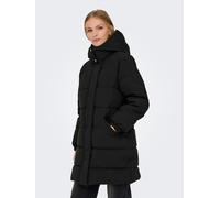 Steppmantel JDY "JDYAJA FLOTTE PADDED JACKET OTW YFM NOOS", Damen, Gr. XS, schwarz, Steppware, Obermaterial: 100% Polyester, unifarben, ca. Mitte Oberschenkel, Mäntel Steppmantel (63245255-XS) schwarz