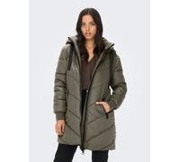 JdY Damen JDYSKYLAR Padded Hood Jacket OTW NOOS Steppmantel, Vetiver/Detail:Black, XS