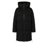 Steppmantel JOOP "Chris", Damen, Gr. L, schwarz, Web, Obermaterial: 100% Polyester, unifarben, regular fit ca. Mitte Oberschenkel, Rundhals, eingesetzt gerader Abschluss, Mäntel Steppmantel, mit Kapuz