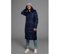 Steppmantel KANGAROOS, Damen, Gr. 34, blau (navy), Web, Obermaterial: 100% Polyester. Futter: 100% Polyester. Kapuzenfutter: 100% Polyester. Wattierung: 100% Polyester, kontrastfarbene Details, unifar