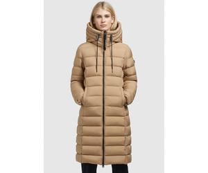 Steppmantel KHUJO "AETHE", Damen, Gr. S (36), beige (warm sand), Steppware, Obermaterial: 100% Polyester. Futter: 100% Polyester. Wattierung: 100% Polyester, unifarben, knielang, Mäntel Steppmantel (8