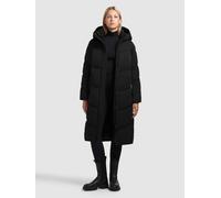 Steppmantel KHUJO "AINU2", Damen, Gr. L, schwarz, 88% Polyester, 12% Polyamid, unifarben, eingesetzt elastischer Bund mit Windstopper, Mäntel Steppmantel (18275041-L) schwarz