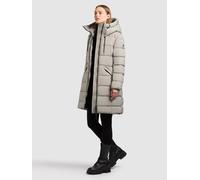 Steppmantel KHUJO "ARLENE", Damen, Gr. S, witcher, grün, 100% Polyester, unifarben, eingesetzt elastischer Bund, Mäntel Steppmantel (13607022-S) witcher, grün