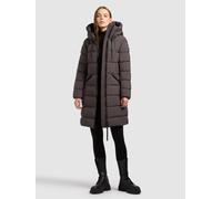 Steppmantel KHUJO "ARLENE", Damen, Gr. XXL, moody plum, 100% Polyester, unifarben, eingesetzt elastischer Bund, Mäntel Steppmantel (81895609-XXL) moody plum