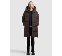 Steppmantel KHUJO "AROMA2", Damen, Gr. L, moody plum, 100% Polyester, unifarben, eingesetzt Rippbündchen mit Windstopper, Mäntel Steppmantel (63454603-L) moody plum