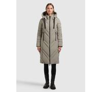 Steppmantel KHUJO "BIBB", Damen, Gr. L, witcher grün, 100% Polyester, unifarben, regular fit, eingesetzt elastischer Bund mit Windstopper, Mäntel Steppmantel (29209650-L) witcher grün