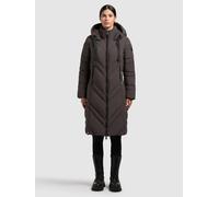 Steppmantel KHUJO &quot;BIBB&quot;, Damen, Gr. XL, graphite grau, 100% Polyester, unifarben, eingesetzt elastischer Bund mit Windstopper, Mäntel Steppmantel (86070225-XL) graphite grau