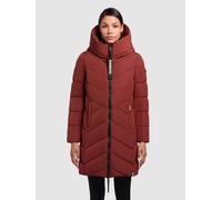 Steppmantel KHUJO "DARKA2", Damen, Gr. XL (42), rot (dunkelrot), Steppware, Obermaterial: 100% Polyester. Futter: 100% Nylon. Wattierung: 100% Polyester, unifarben, ca. Mitte Oberschenkel, Mäntel Step