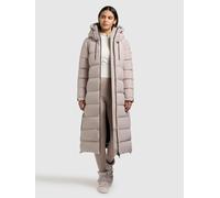 Steppmantel KHUJO "DERIA4", Damen, Gr. S, dusty beige, 100% Polyester, unifarben, eingesetzt elastischer Bund mit Klettverschluss, Mäntel Steppmantel (31549134-S) dusty beige