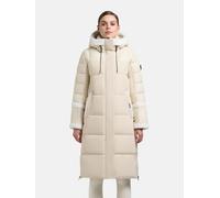 Steppmantel KHUJO "Desna2", Damen, Gr. XL (42), beige (cream), Obermaterial 1: 100% Polyester. Obermaterial 2: 100% Nylon. Innenfutter: 100% Nylon. Wattierung: 100% Polyester. Kunstfell: 100% Polyeste