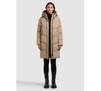 Steppmantel KHUJO "GRAYA2", Damen, Gr. S, cookie beige, 88% Polyester, 12% Polyamid, unifarben, eingesetzt elastischer Bund mit Windstopper, Mäntel Steppmantel (91582526-S) cookie beige