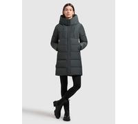 Steppmantel KHUJO "HEATHER", Damen, Gr. L, foam grün, 100% Polyester, unifarben, eingesetzt elastischer Bund mit Windstopper, Mäntel Steppmantel (46247067-L) foam grün