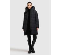 Steppmantel KHUJO "HEATHER", Damen, Gr. L, port blau, 100% Polyester, unifarben, eingesetzt elastischer Bund mit Windstopper, Mäntel Steppmantel (54763049-L) port blau