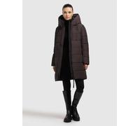 Steppmantel KHUJO "HEATHER", Damen, Gr. XXL, moody plum, 100% Polyester, unifarben, eingesetzt elastischer Bund mit Windstopper, Mäntel, Topseller (28829902-XXL) moody plum